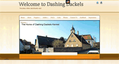 Desktop Screenshot of dashingdackels.com